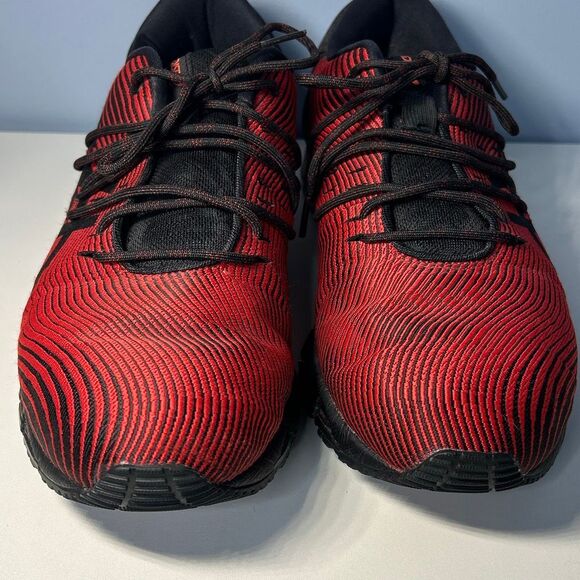 ASICS Gel Quantum 360 Running Shoe Sneaker Men’s 9.5 Black Red - Picture 5 of 7